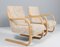 Fauteuil Série 402 en Peau d'Agneau attribué à Alvar Aalto pour Artek, 1960s 3