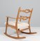 Rocking Chair attributed to Henning Kjærnulf, 1970s, Image 7