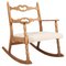 Rocking Chair attributed to Henning Kjærnulf, 1970s, Image 1