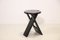 Black Roger Tallon Foldable Stools attributed to Roger Tallon, 1970s, Set of 2 9