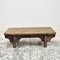 Antique Rustic Elm Coffee Table S, 1920s 1