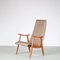 Highback Lounge Chair by Louis Van Teeffelen for Wébé, Netherlands, 1950s, Image 1