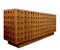 Modernes italienisches Sideboard aus Holz & Travertin 3