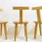 Mid-Century Sculptural Dining T-Chairs, 1970s, Set of 4 7