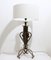 Mid-Century Brutalist Wrought Iron Table Lamps, Catalonia, 1960s, Set of 2, Image 11