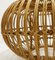 Mid-Century Modern Rattan Pouf by Franco Albini, Italy, 1950s 7