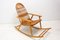 Mid-Century Wicker Rocking Chair, Czechoslovakia, 1970s, Image 6