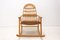 Mid-Century Wicker Rocking Chair, Czechoslovakia, 1970s, Image 2