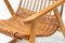 Mid-Century Wicker Rocking Chair, Czechoslovakia, 1970s 10