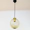 Smoke Colored Glass Model 7714 Dome Pendant by Jonas Hidle, Norway, 1970s 5