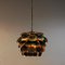 Danish Brutalist Brass Artichoke Ceiling Lamp by Svend Aage Holm-Sørensen, 1960s 3