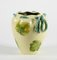 Italienische Farbige Keramik Vase mit Kordel Dekoration von Rometti 2