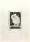 Enotrio Pugliese, Owl, Etching, 1963 1