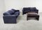 Maralunga Sofas and Ottoman attributed to Vico Magistretti for Cassina, 1970s, Set of 3 4