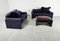 Maralunga Sofas and Ottoman attributed to Vico Magistretti for Cassina, 1970s, Set of 3 5
