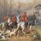 MA Zichy, Horse Hunting of Alexander II Near St. Petersburg, Aquarell, 1800er, gerahmt 4
