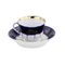Porcelain Tea Cup & Saucer from I.E. Kuznetsov, Set of 2 1