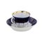 Tazze da tè con piattino in porcellana di IE Kuznetsov, set di 2, Immagine 3