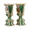 Rocaille Vases with Gallant Scenes, Set of 2, Image 3