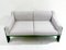 Mid-Century Green Wooden Lacquered Two Seater Sofa by Saporiti, Italy, 1960s 5