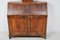 Antique Swedish Veneered Elm Clock Cabinet 5