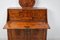 Antique Swedish Veneered Elm Clock Cabinet, Image 8