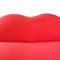 Italian Modern Red Fabric Sofa Bocca by Studio 65 for Gufram, 1970s 5