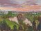 Jackon, Sunset, Richmond Terrace, 21st Century, Oil on Board, Image 1