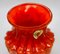 Deutsche Bark Vase in Orange, 1970er 9