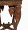 Elephant Legs Carved Burmese Side Table Burma, 1880s, Image 5