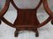 Gotischer Renaissance Stuhl aus geschnitztem Nussholz, 19. Jh., Italien 9