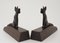 Cubisant Foxes Bronze Bookends by Henri Payen, 1930, Set of 2 6
