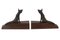 Cubisant Foxes Bronze Bookends by Henri Payen, 1930, Set of 2 1