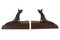 Cubisant Foxes Bronze Bookends by Henri Payen, 1930, Set of 2, Image 1