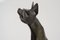Sujetalibros Cubisant Foxes de bronce de Henri Payen, 1930. Juego de 2, Imagen 9