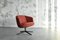 Monsac Swivel Chair in Red 2