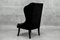 Fauteuil Duchesse Vintage en Bois et Velours 7