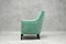 Vintage Armchair with Mint Fabric, Image 2