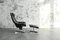 Nelo Flight Lounge Chair and Footstool by Okamura & Marquardsen, Set of 2 2