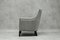 Fauteuil Vintage en Tissu Gris 7