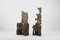 Urano Palma, King and Queen, 1970er, Bronze, 2er Set 3