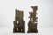 Urano Palma, King and Queen, 1970er, Bronze, 2er Set 1