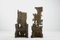 Urano Palma, King and Queen, 1970s, Bronze, Set of 2 1