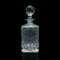 Englische Vintage Whisky Karaffe aus geschliffenem Glas, 1960er 2