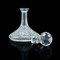 Vintage English Cut Glass Ships Decanter, 1960s, Image 2