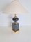 Vintage Regency Tischlampe aus Messing von Le Dauphin, 1970er 2