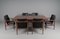 Large Scandinavian Rosewood Conference or Dining Table, 1960s 6