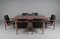 Large Scandinavian Rosewood Conference or Dining Table, 1960s, Image 6