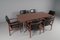 Large Scandinavian Rosewood Conference or Dining Table, 1960s 3