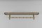Mid-Century Modern Brass and Perforated Metal Coat Rack, Italy, 1950s 2